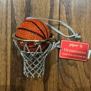 Piper K Basketball on Hoop Ornament Brand New& Rare!